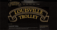 Desktop Screenshot of louisvilletrolley.com